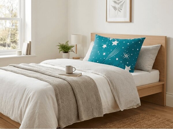 Fata de perna din policoton NIGHT SKY POLY 70x90 cm, turcoaz