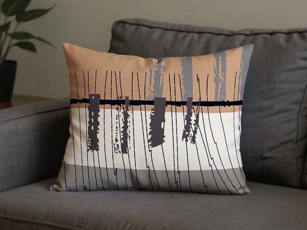 Fata de perna din policoton PINIA POLY 50x70 cm, gri