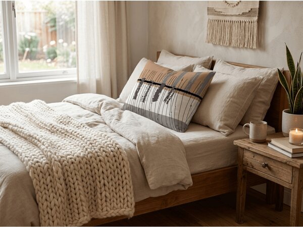 Fata de perna din policoton PINIA POLY 50x70 cm, gri