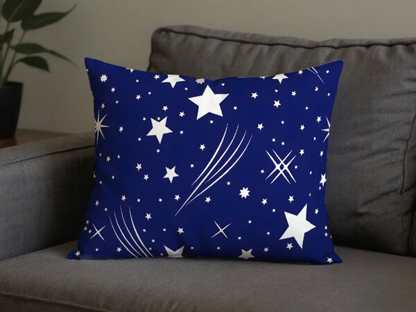 Fata de perna din policoton NIGHT SKY POLY 50x70 cm, albastru