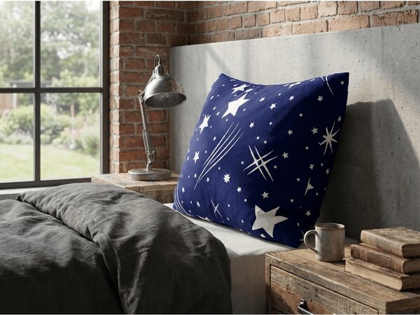 Fata de perna din policoton NIGHT SKY POLY 50x70 cm, albastru