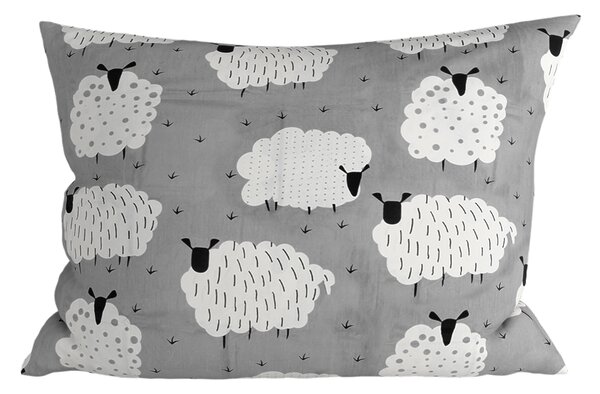Fata de perna din policoton SHEEP POLY 70x90 cm, gri
