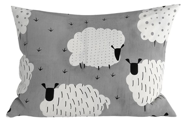 Fata de perna din policoton SHEEP POLY 50x70 cm, gri