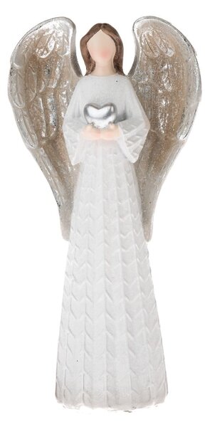 Statuetă de înger Dakls Heart, înălțime 19,5 cm