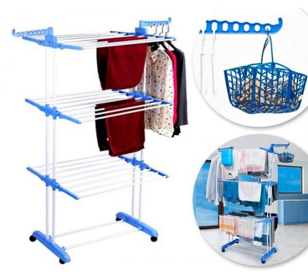 Uscator rufe vertical, pliabil, 3 niveluri, sustinere 40 kg