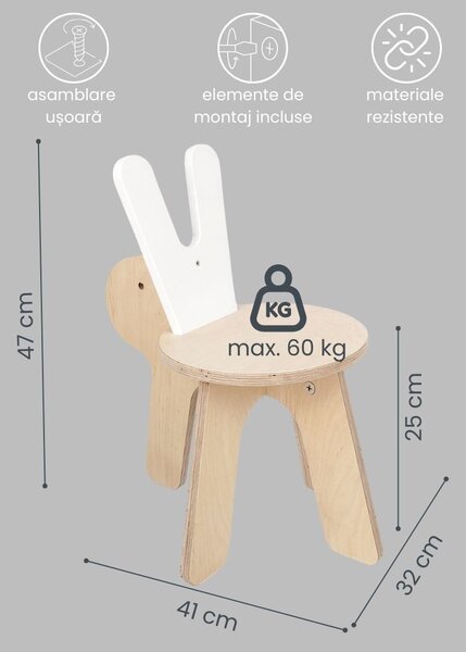 Scaun pentru copii BUNNY