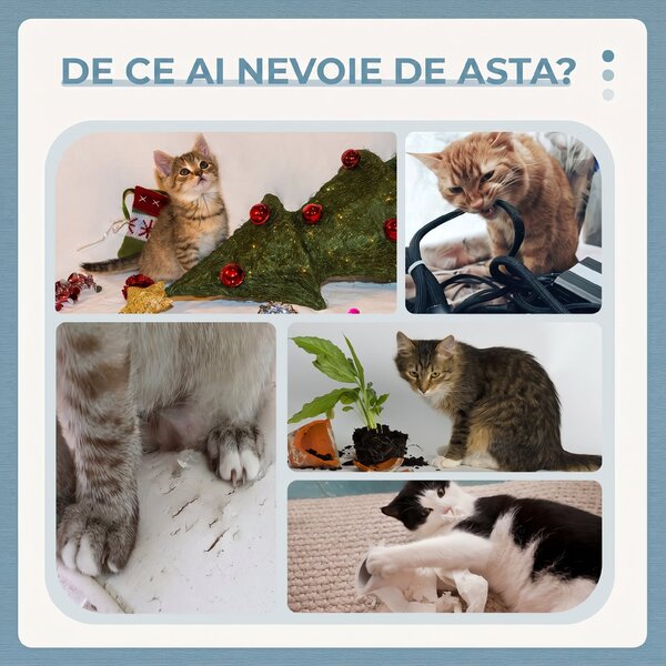 PawHut Copac pentru Pisici de Interior Turn de Joaca Centru de Activitati de Escaladare Turn de Zgariere Apartament Perne Inaltime Reglabilaaccesorii animale feline sala de gimnastica pisoi lounge mobila sufragerie | Aosom Romania