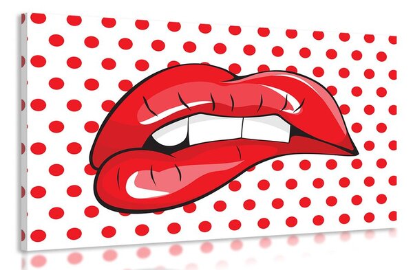 Tablou pop art buze