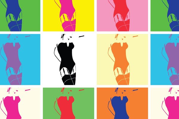 Tablou pop art farmecul femeii