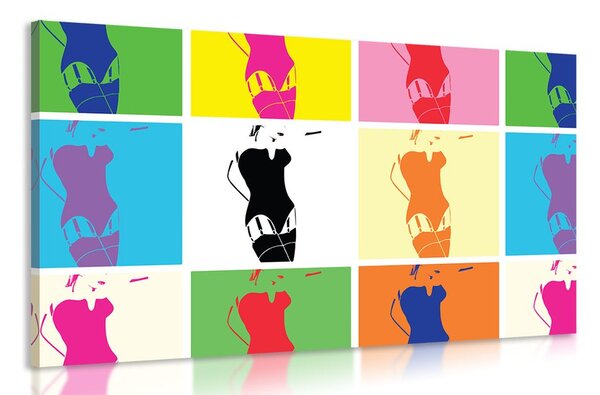 Tablou pop art farmecul femeii