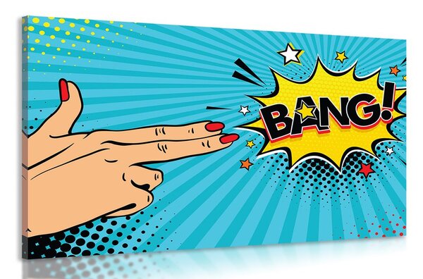 Tablou cu motiv pop art - BANG!