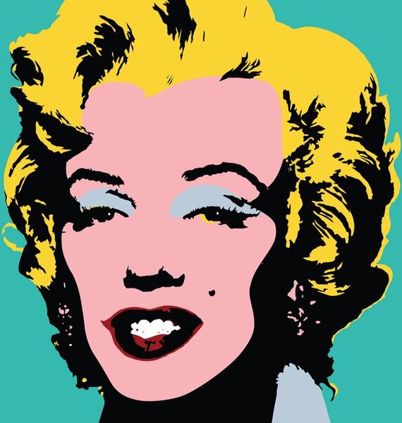 Tablou Marilyn Monroe emblematică în design pop art