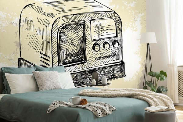 Tapet radio retro
