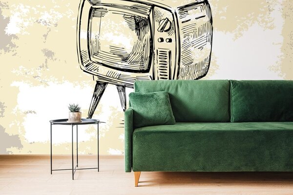 Tapet televizor retro