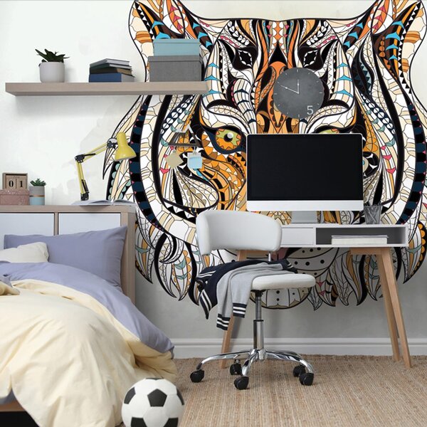 Tapet design modern a tigrului