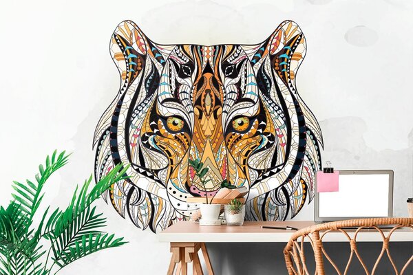 Tapet design modern a tigrului
