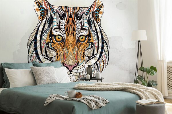 Tapet design modern a tigrului