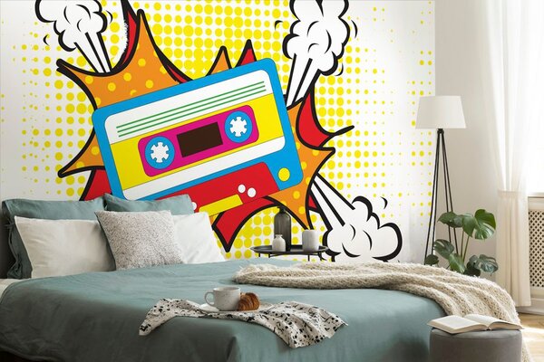 Tapet casetă pop art
