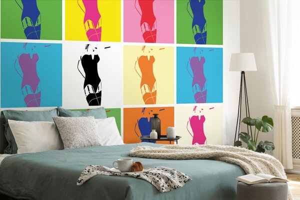 Tapet pop art farmecul femeii