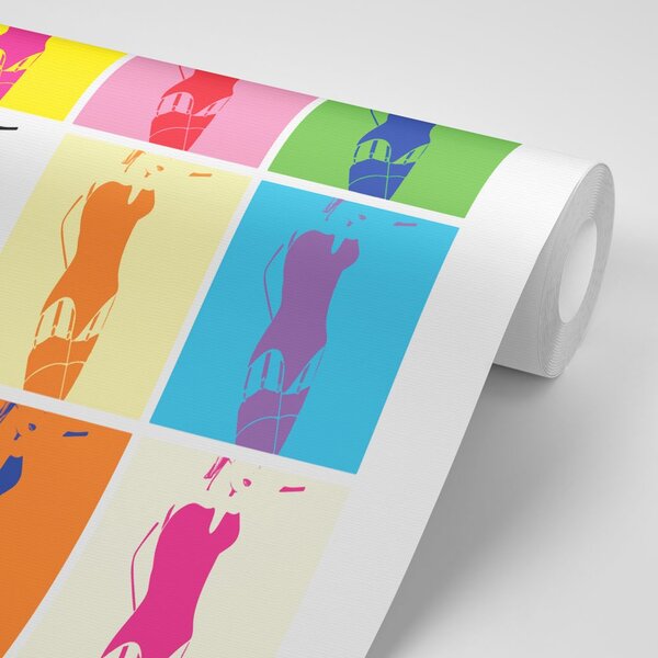 Tapet pop art farmecul femeii