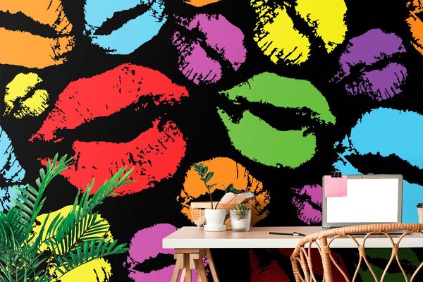 Tapet pop art pupici