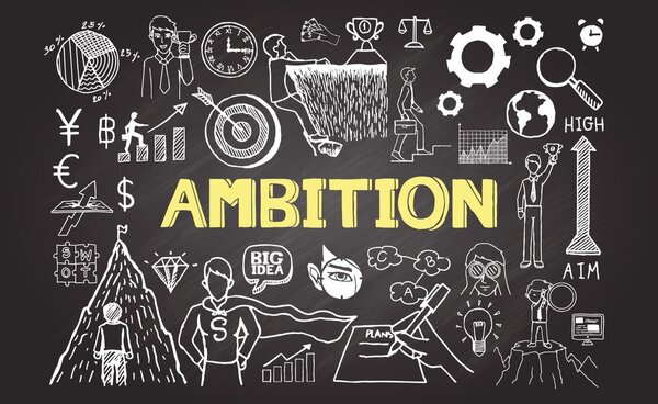 Tapet tabla motivațională - Ambition