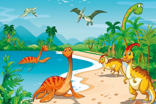 Tapet în țara dinozaurilor