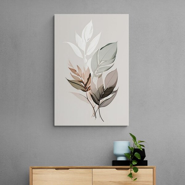 Tablou frunze minimaliste