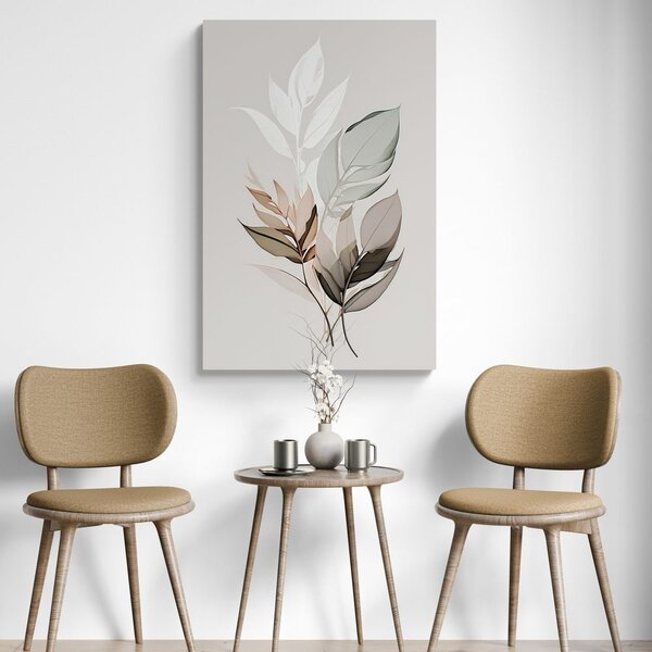 Tablou frunze minimaliste