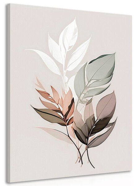 Tablou frunze minimaliste