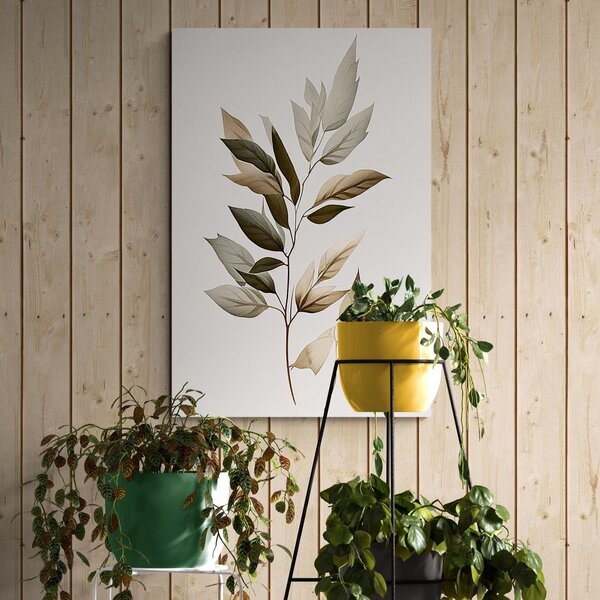 Tablou frunze minimaliste de lux