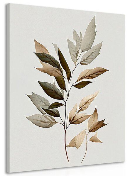 Tablou frunze minimaliste de lux