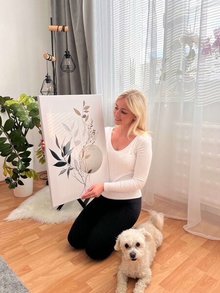 Tablou plante în stil boho