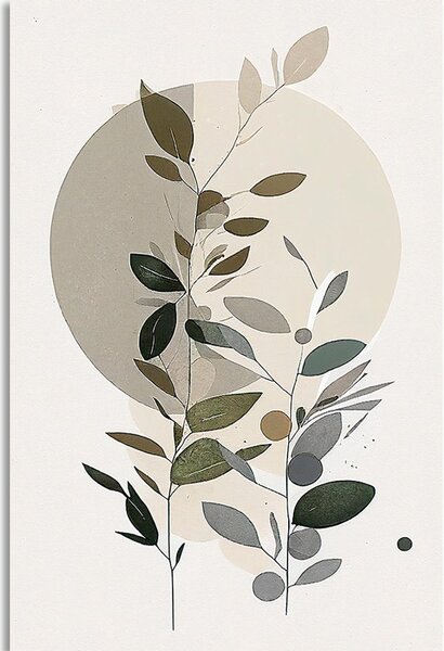 Tablou plante minimaliste în stil boho