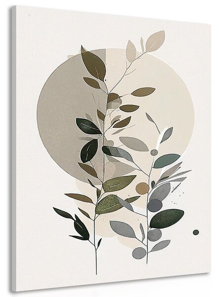 Tablou plante minimaliste în stil boho