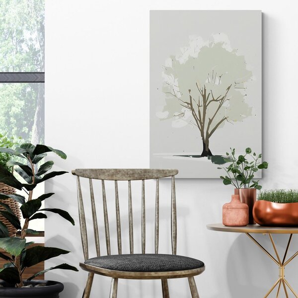 Tablou copac cu atingere de minimalism
