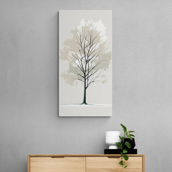 Tablou copac în design minimalist