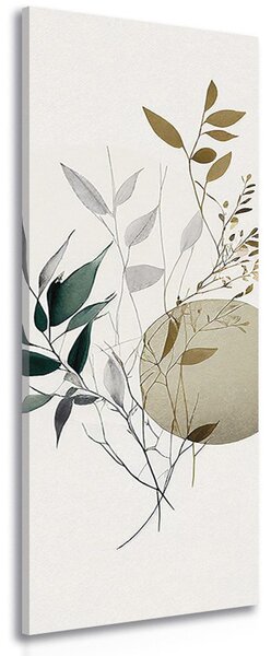 Tablou plăntuțe în design boho