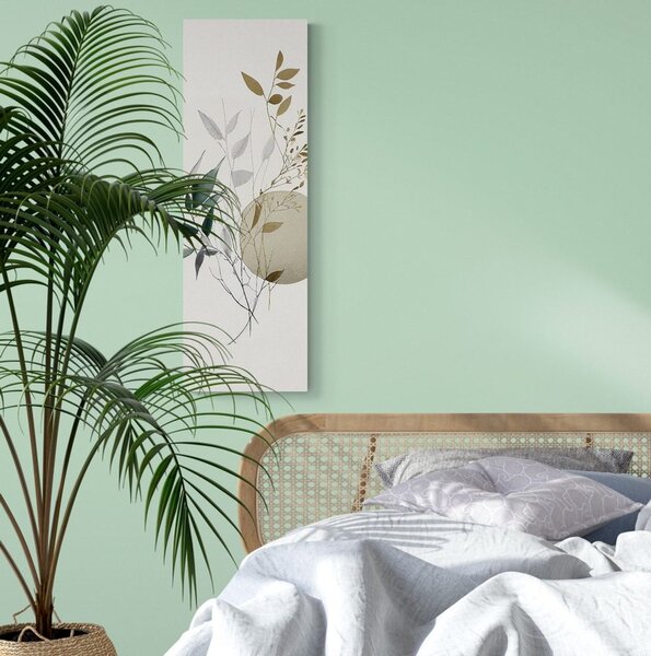 Tablou plăntuțe în design boho