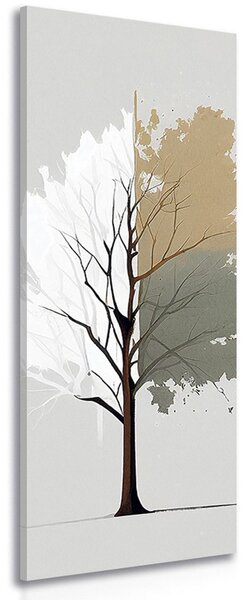 Tablou copac interesant minimalist
