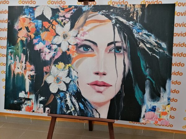 Tablou pictură originală a femei