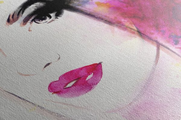 Tablou portretul feminin la modă