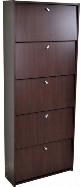 Pantofar 5 usi, wenge, 700 - 245 - 1775 mm