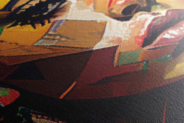 Tablou farmecul femeii în design patchwork