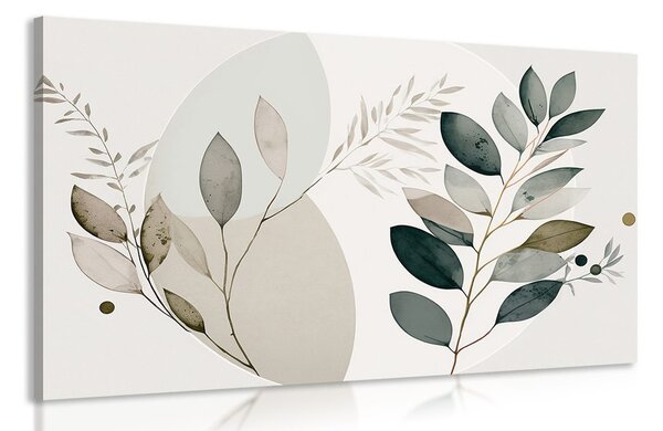 Tablou plante boho în cerc