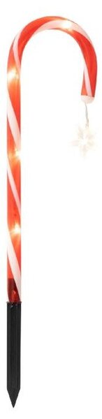 Decoratiune luminoasa de Craciun, Acadea cu baterii, temporizator, LED-uri albe, IP44, set 3 bucati