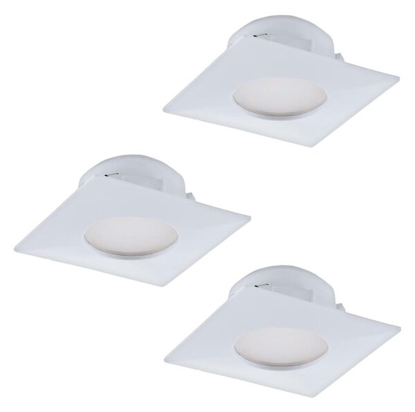 Eglo 95801 - Set 3 buc. spoturi încastrate PINEDA LED/6W/230V