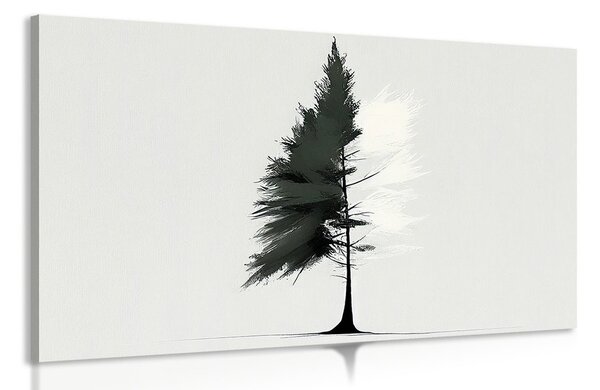 Tablou coniferele minimalist