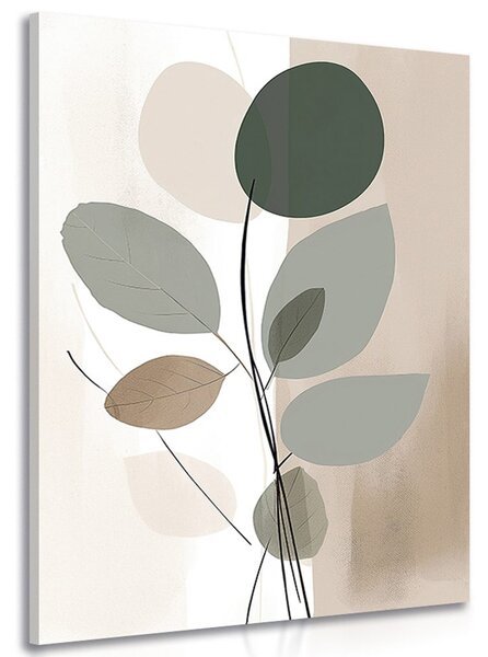 Tablou forme botanice abstracte No1