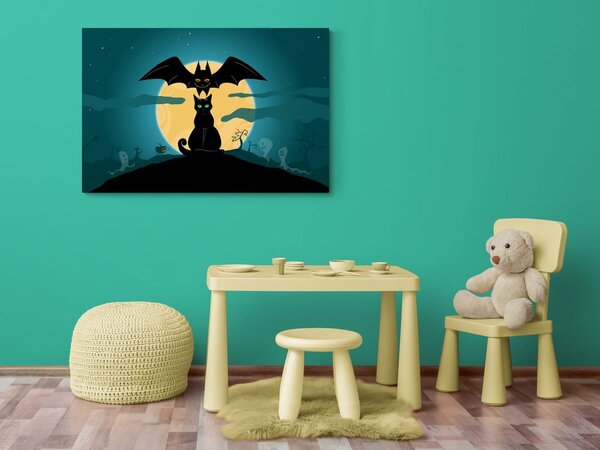 Tablou fantome prietenoase la luna plină